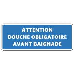 Autocollant baignade privée