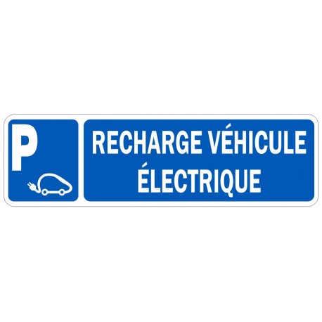 Panneau voiture électrique en carge uniquement