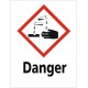 Pictogramme GHS03 attention danger incendie