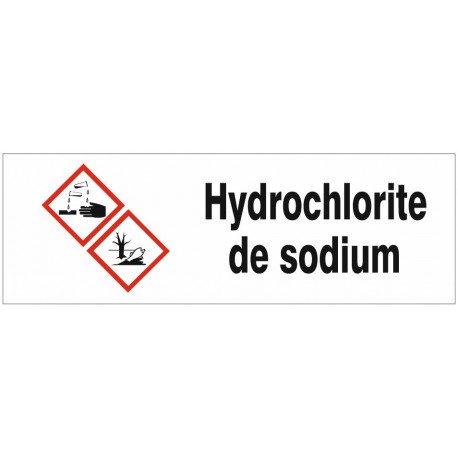 Pictogramme hydrochlorite de sodium