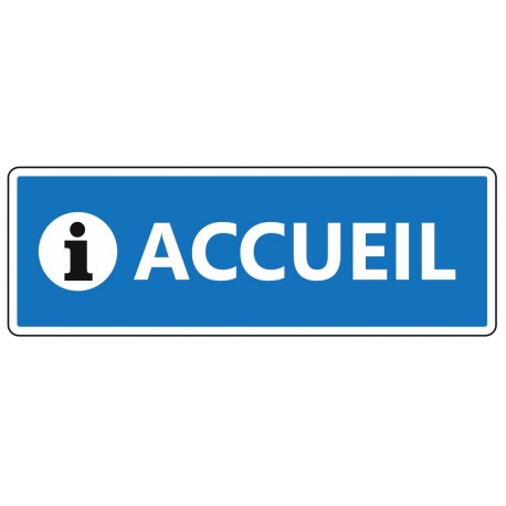 Panneau Accueil (flèche gauche)