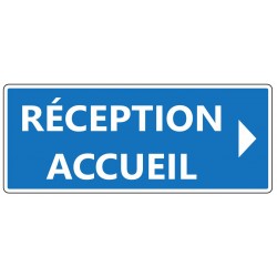 Panneau réception accueil