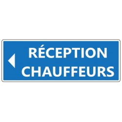 Panneau réception chaufeurs (flèche droite)