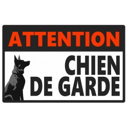 Panneau attention chat lunatique