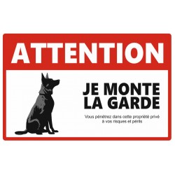 Panneau chien méchant danger