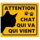 Panneau zone à chats