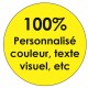 Pastille de calendrier (personnaliser)