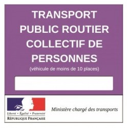 Vignette Transport Public Routier Collectif de Personnes