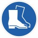 Panneau Chaussures de sécurité obligatoires M008 – ISO 7010