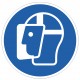 Panneau Visière de protection obligatoire (M013)