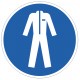 Panneau ISO 7010 M010 – Vêtement de protection obligatoire