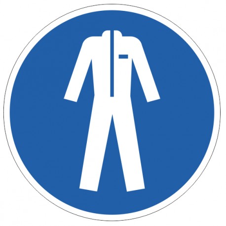 Panneau ISO 7010 M010 – Vêtement de protection obligatoire