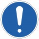 Panneau Obligation générale M001 – ISO 7010