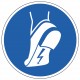 Panneau ISO 7010 M032 – Chaussures antistatiques obligatoires