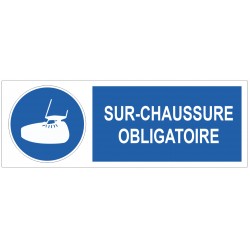 Panneau picto sur chaussures obligatoires