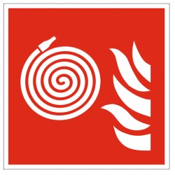 Panneau tuyau incendie non raccordé 