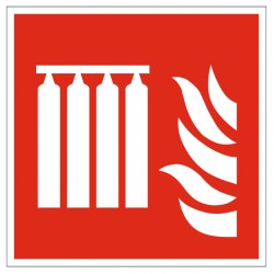 Panneau systeme fixe d'extincteurs d'incendie en série F008