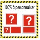 Panneau incendie sur mesure à personnaliser