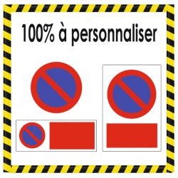 Panneau stationnement sur mesure à personnaliser