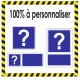 Panneau PMR sur mesure à personnaliser