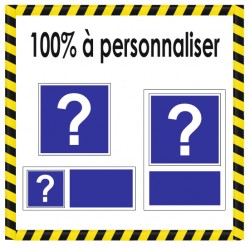 Panneau PMR sur mesure à personnaliser
