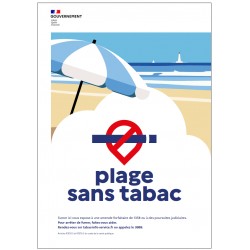 Panneau interdit de vapoter avec picto (REFQ154)