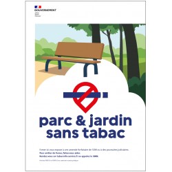 Panneau plage sans tabac