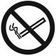Panneau ou autocollant zone non fumeur