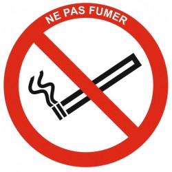 Plaque Pictogramme ne pas fumer