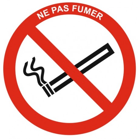 Plaque Pictogramme ne pas fumer