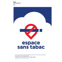 Affiche espace sans tabac
