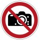 Panneau défense de photographier (P029)