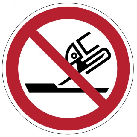 Panneau Ne pas utiliser pour rectification plane (P032)