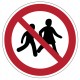 Panneau accès interdit aux enfants (P036)