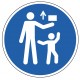 Panneau Tenir hors de portée des enfants (M055)
