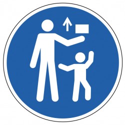 Panneau ISO 7010 M055 – Tenir hors de portée des enfants