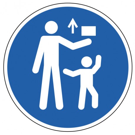 Panneau Tenir hors de portée des enfants (M055)