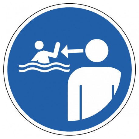 Panneau Surveiller les enfants en environnement aquatique (M054)