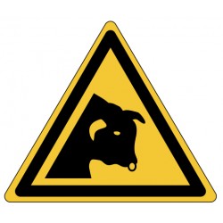 Panneau taureau (W034)