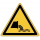 Panneau Danger Évacuation des eaux usées (W055)