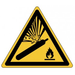 Panneau bouteille pressurisée (W029)