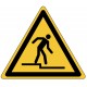 Panneau danger Marche descendante (W070)