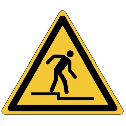 Panneau danger Marche descendante (W070)