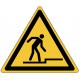 Panneau danger Marche montante