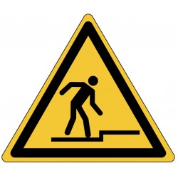 Panneau danger Marche montante