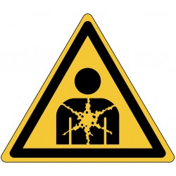 Panneau Danger : Substance ou mélange présentant un risque pour la santé (W071)