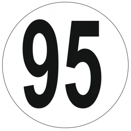 Adhésif disque limitation vitesse 95
