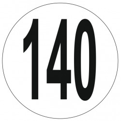 Adhésif disque limitation vitesse 140