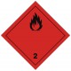 Plaque Gaz inflammables (transport international)