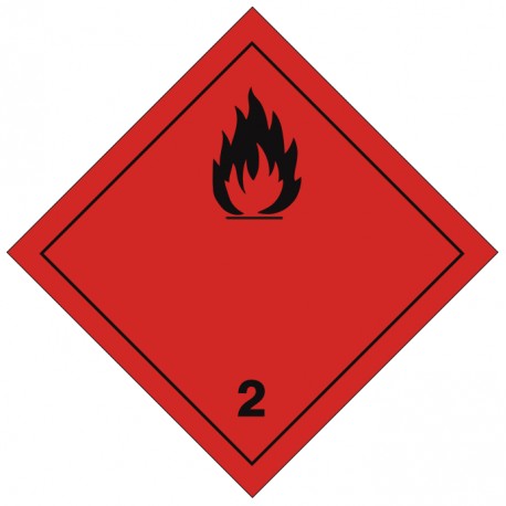 Plaque Gaz inflammables (transport international) Plaque Gaz inflammables (transport international)